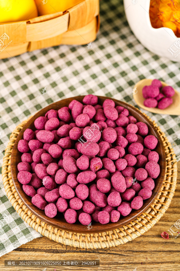 紫薯花生豆
