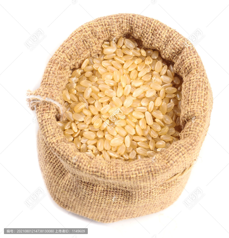 麻袋里的粗胚芽米