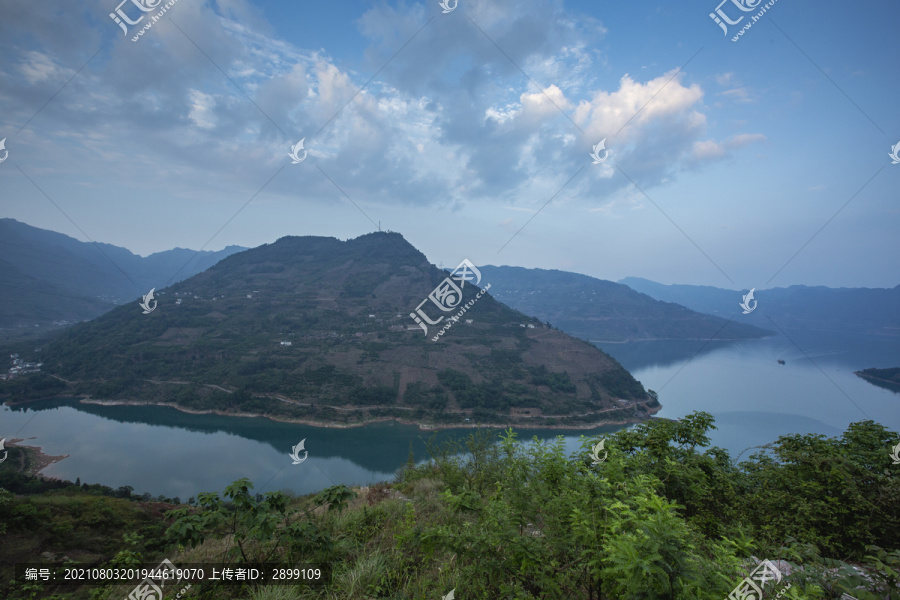 四川宜宾金沙江向家坝库区景观