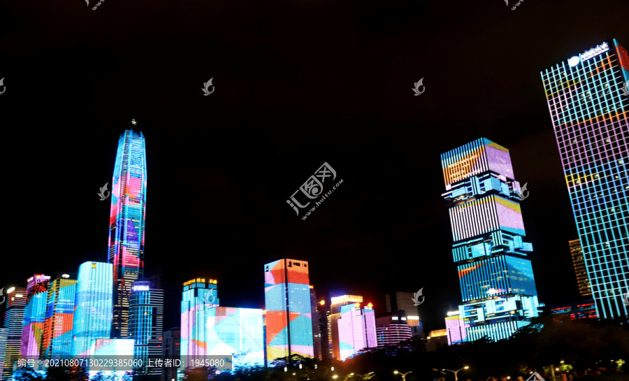 深圳市民广场灯光秀