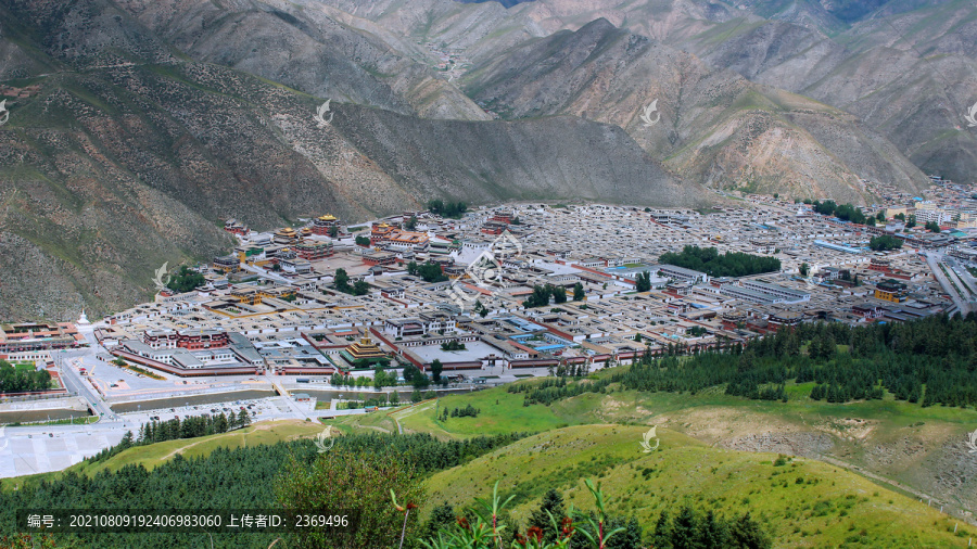 拉卜楞寺全景