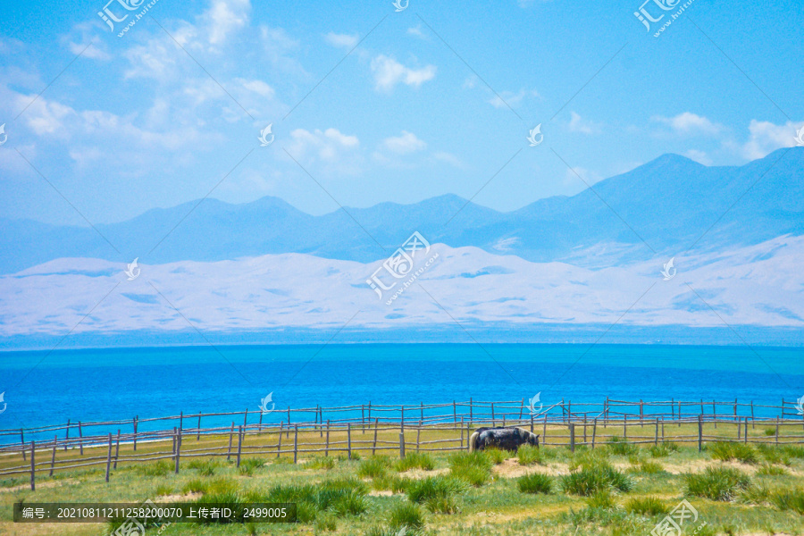 湛蓝的青海湖