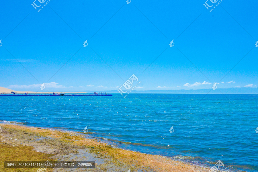 湛蓝的青海湖