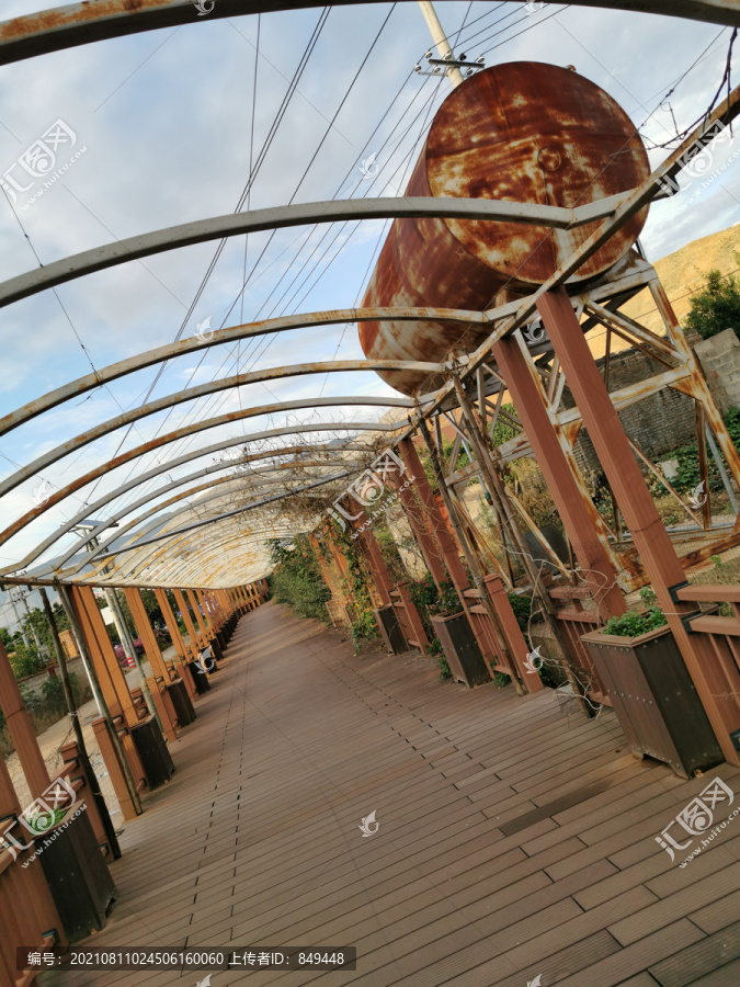 生态木景观花架长廊