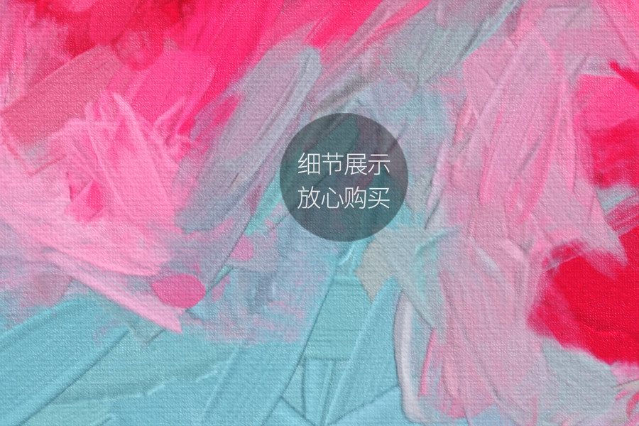 手绘花朵油画装饰画