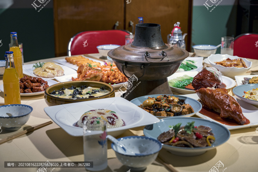 中餐酒席怀旧老场景