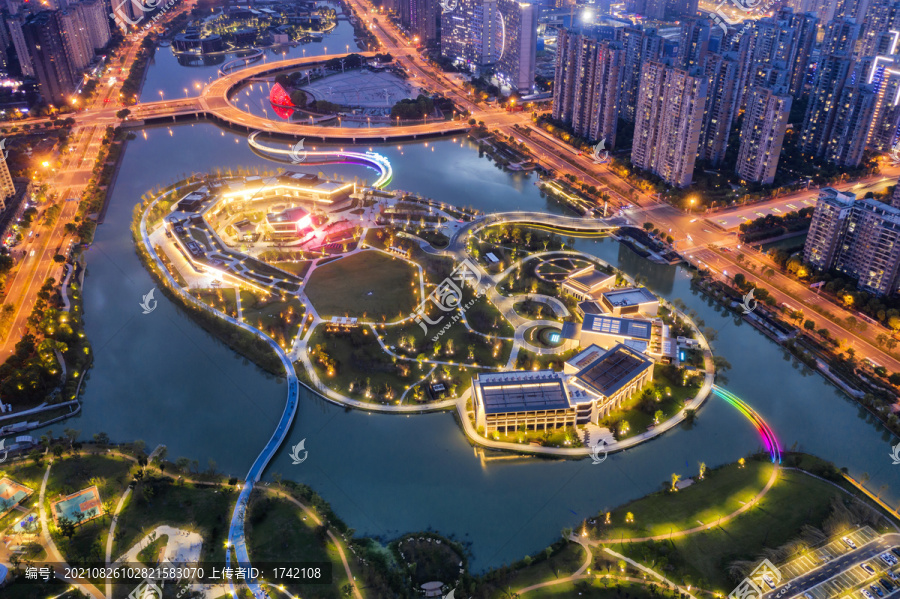 苏州活力岛夜景