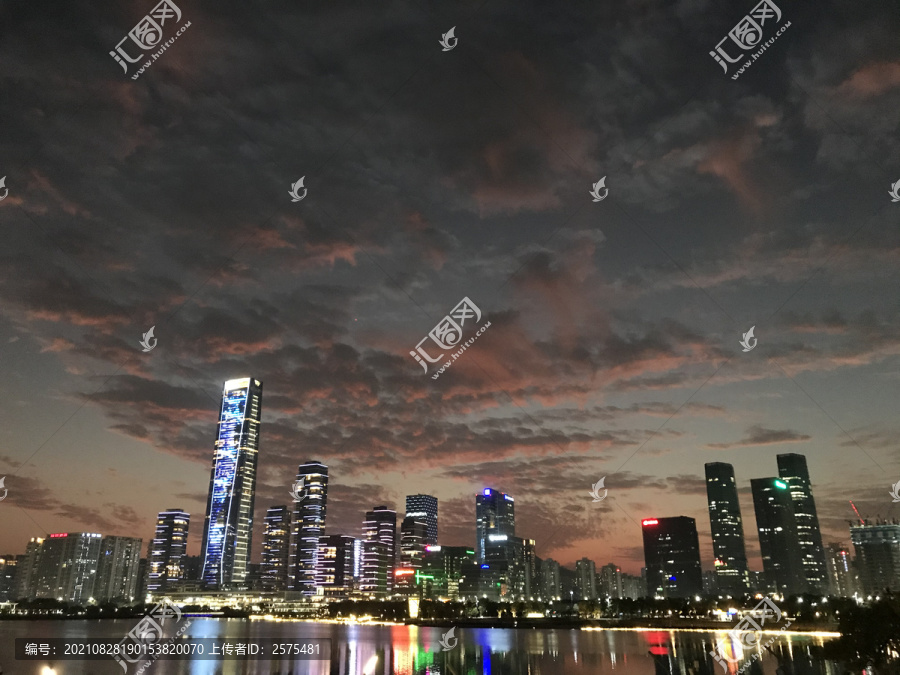 深圳湾夜景