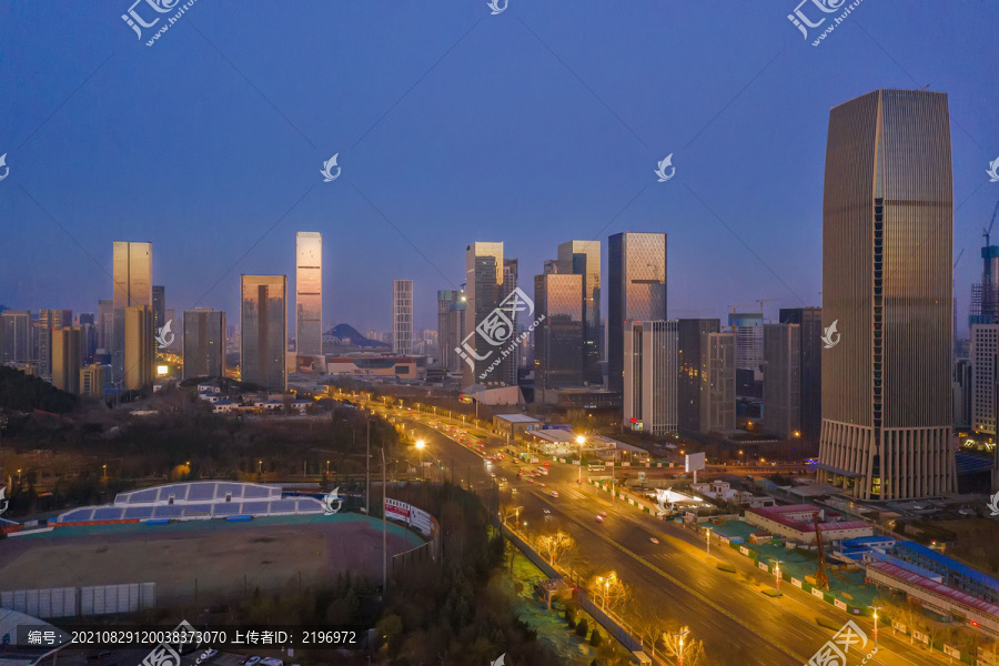 济南现代都市风貌图片