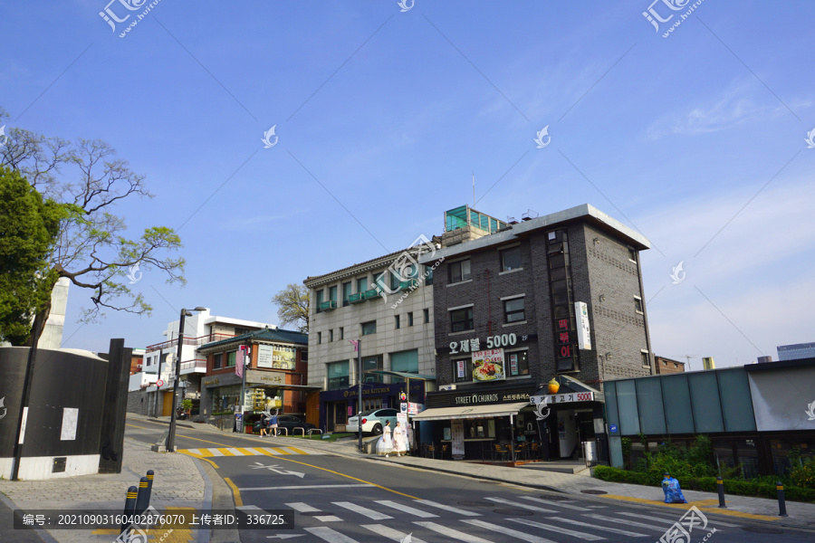 韩国首尔北村旅游区都市街道