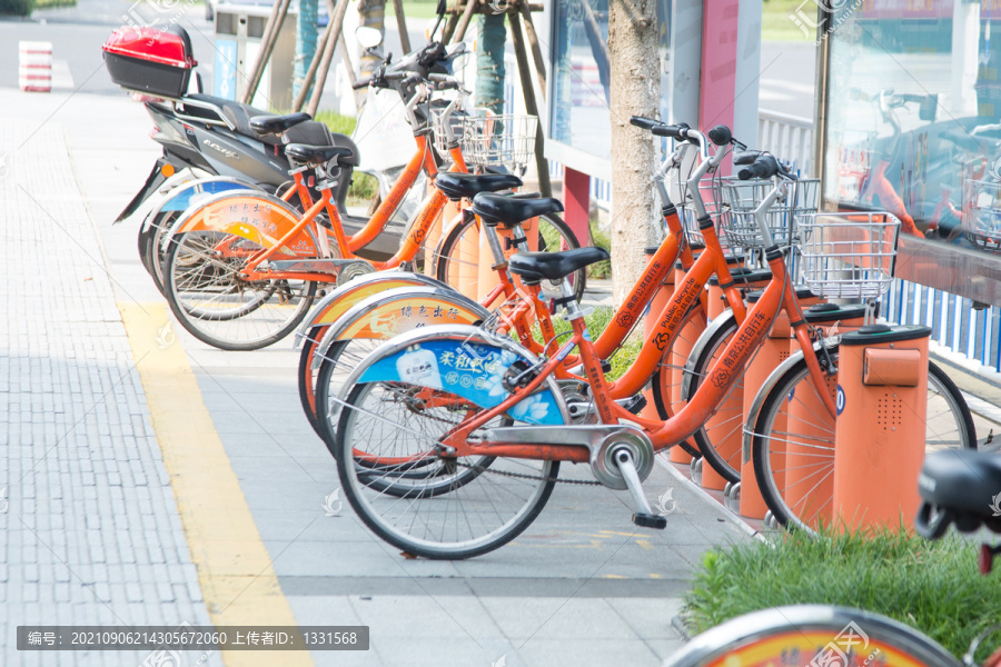 南京市区里的公共自行车