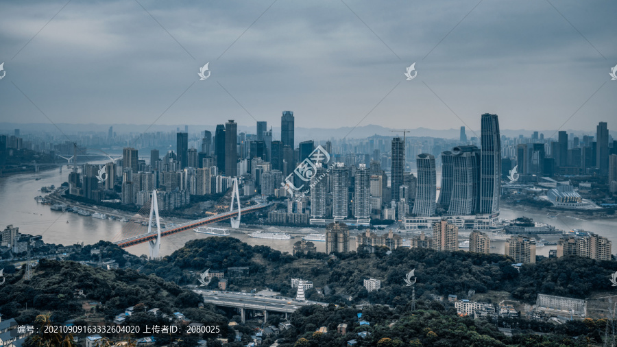 重庆城市风光全景