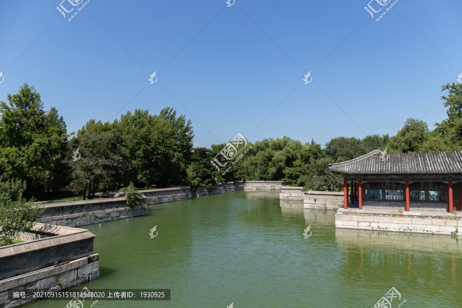 北京颐和园湖景