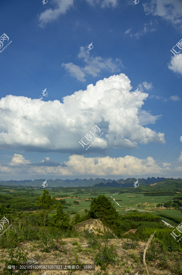 蓝天白云风景