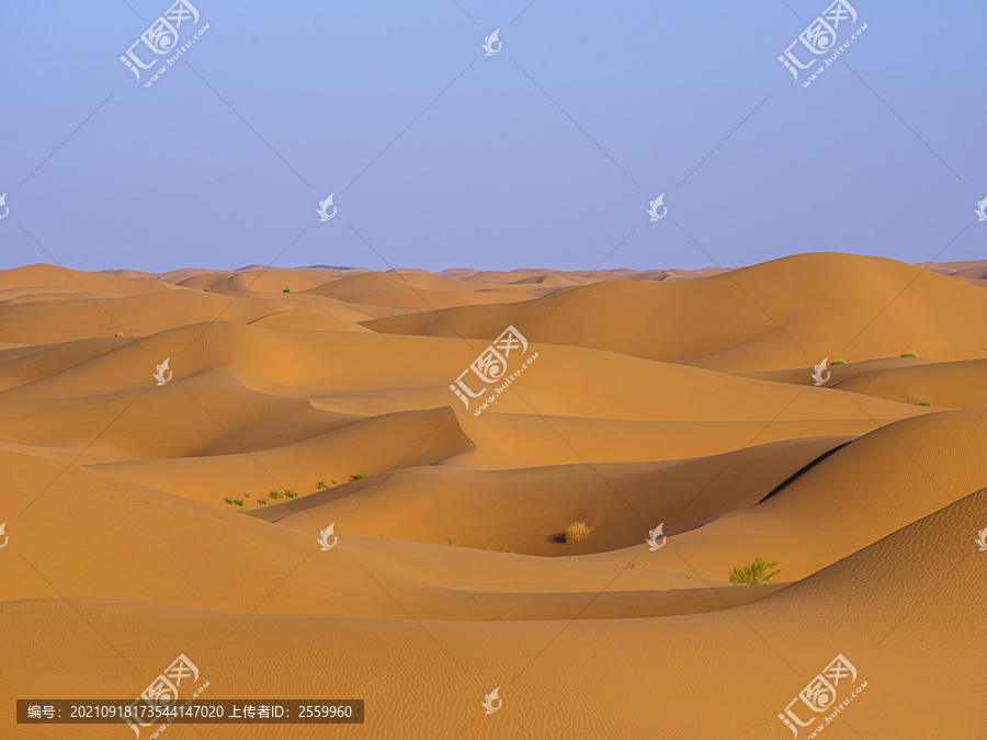 大漠日出