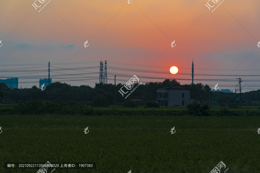 田园夕阳