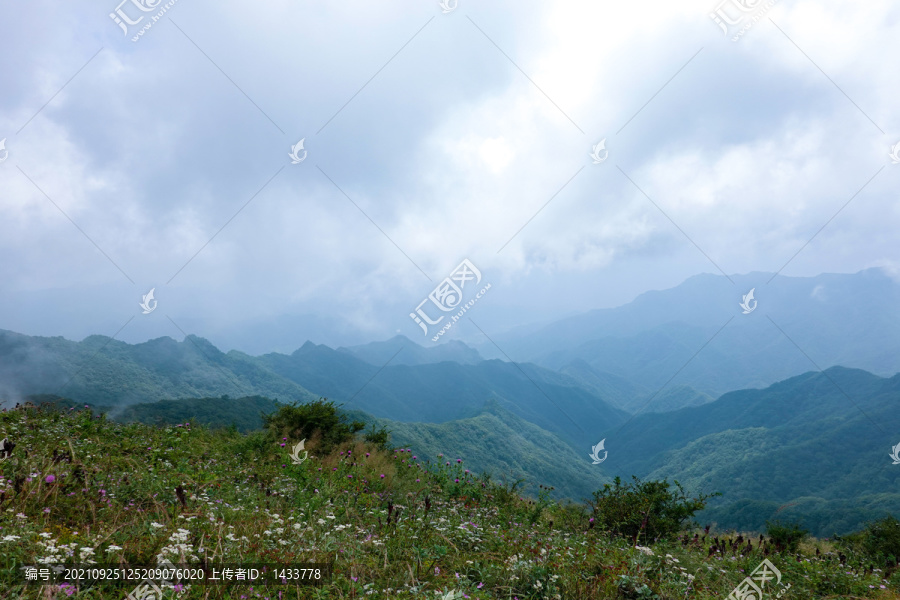 秦岭箭峪岭灞河源头