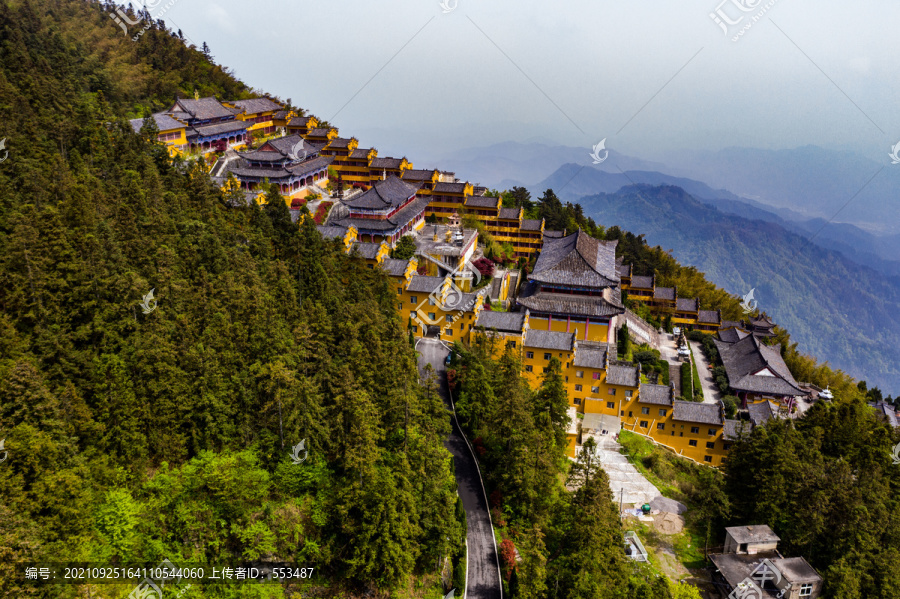 九宫山无量禅寺全景