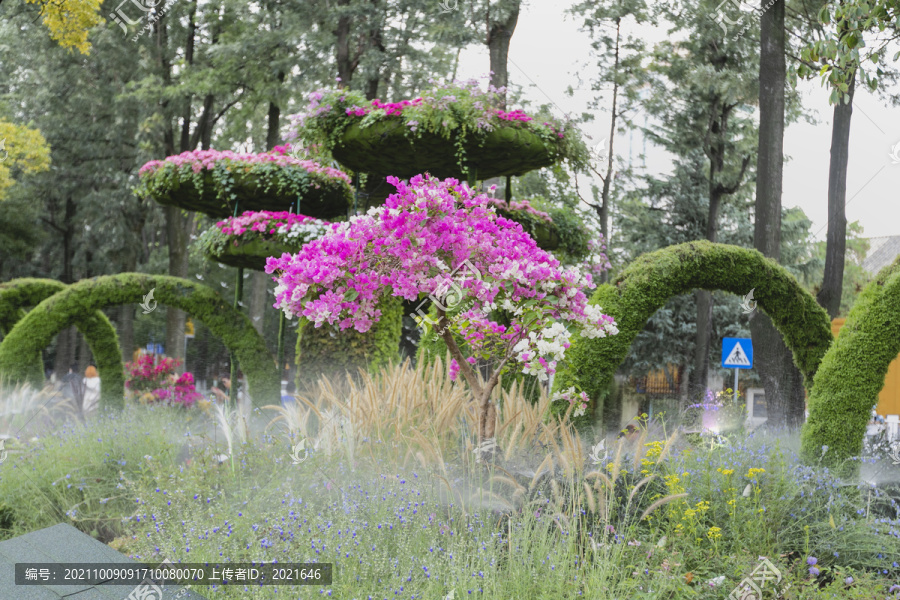 昆明立体花坛城市景观