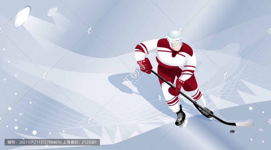 2022北京冬奥会冰球比赛海报