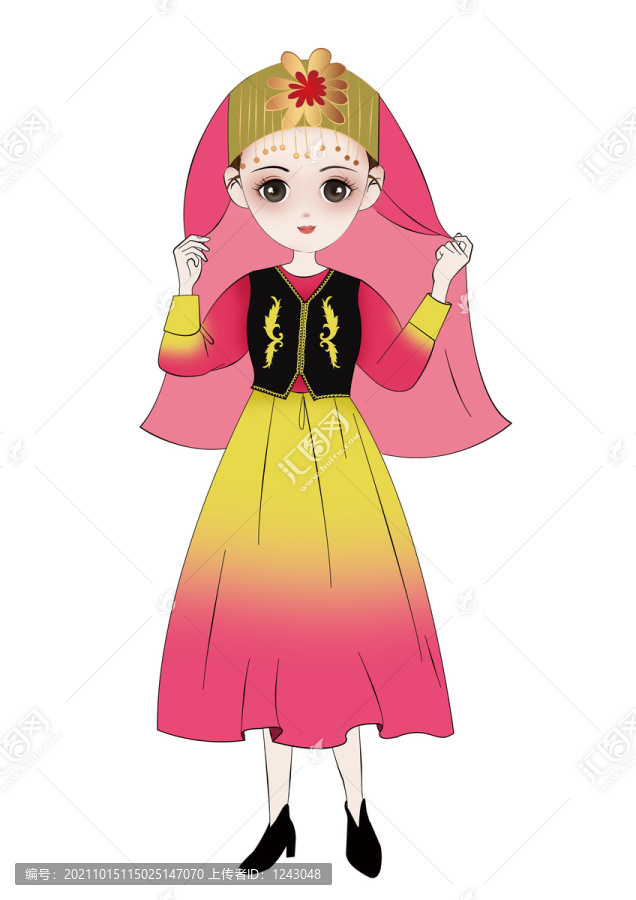 维吾尔族族女子