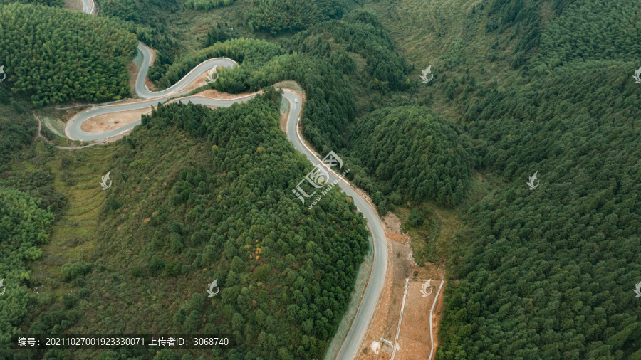 浙江省丽水市县道盘山公路