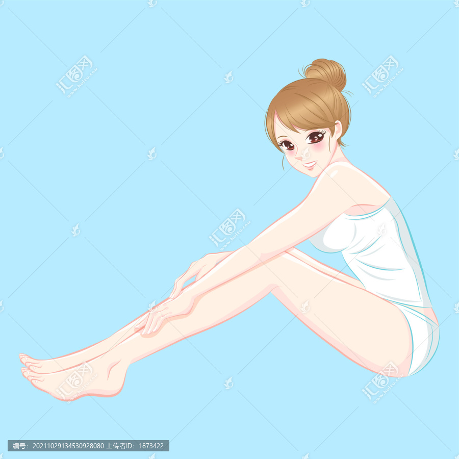 专业电眼模特儿美女插图