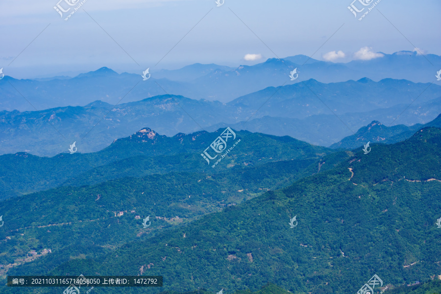 湖北黄冈罗田大别山薄刀锋风景区