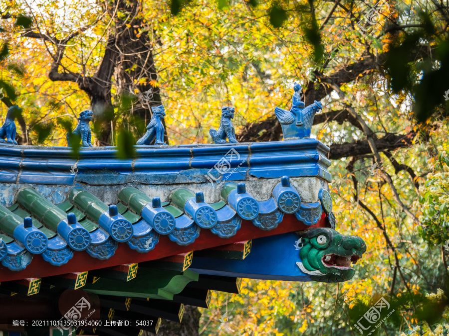 古建筑飞檐特写