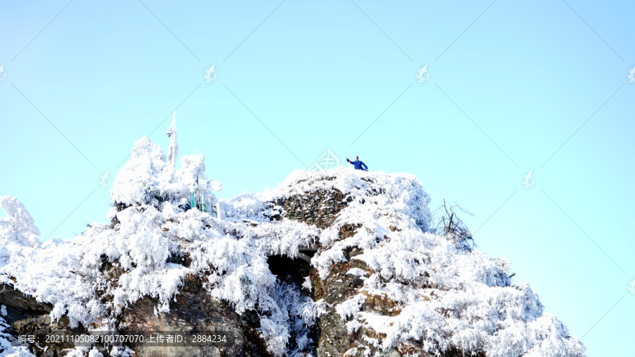 十堰武当山雪景