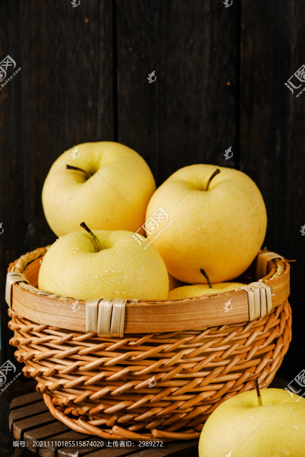 黄香蕉苹果黄元帅苹果