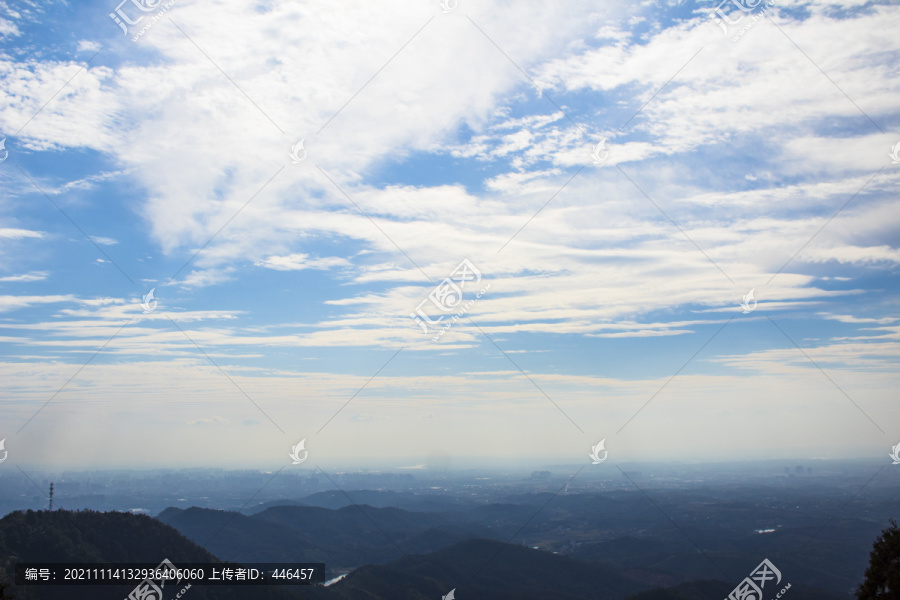 太阳山俯视