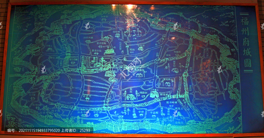 古代福州古城图