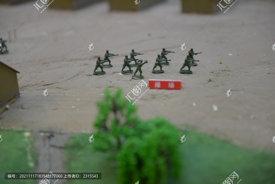 士兵训练微景观