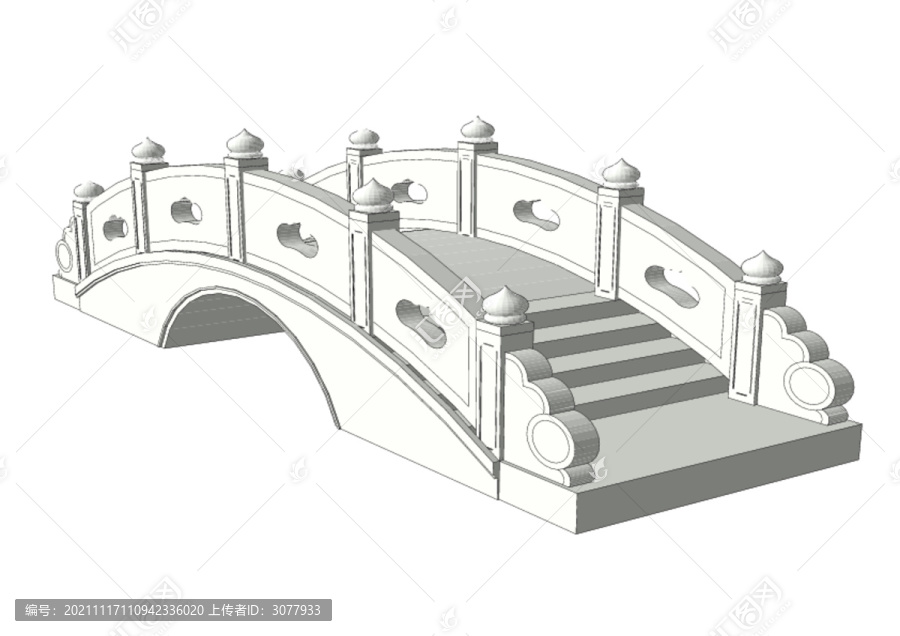 单孔石拱桥