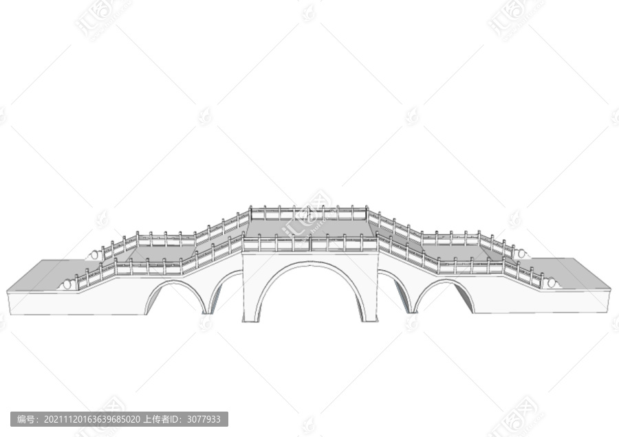 古建桥梁设计图