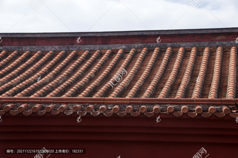 中式老建筑屋檐