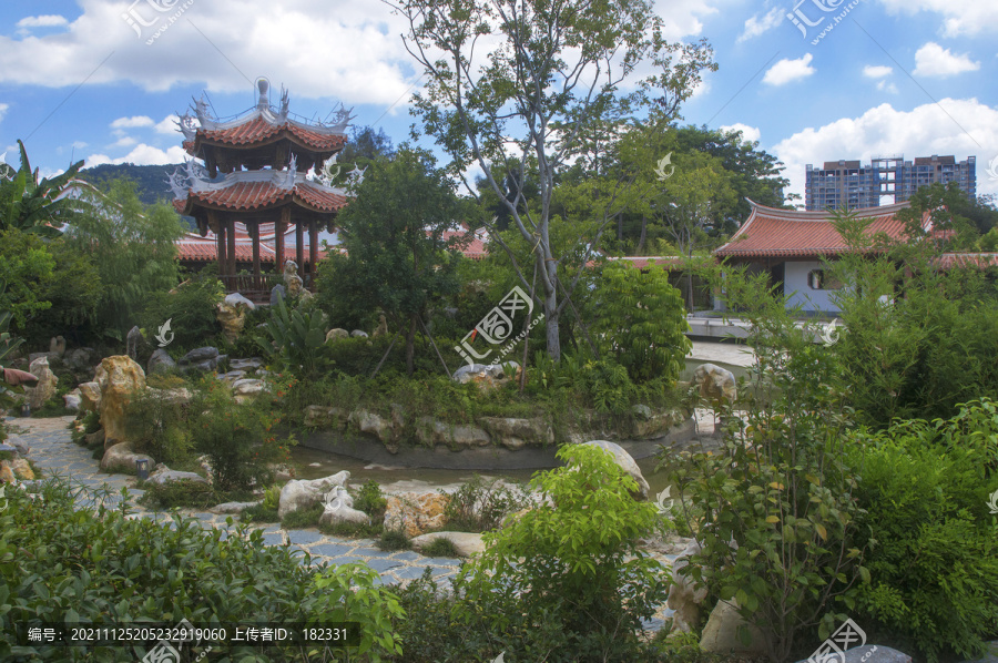 桃花岛庭院