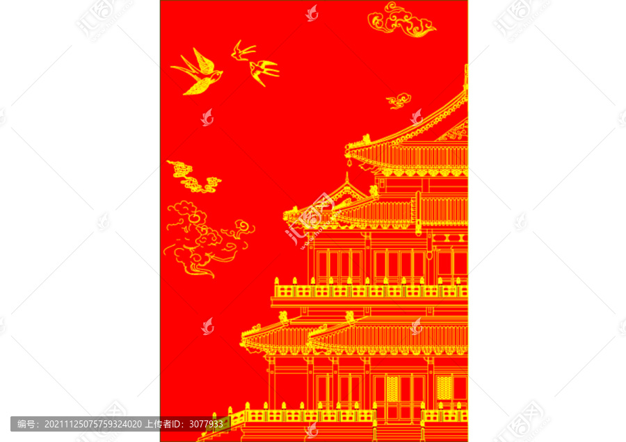 中秋仙境楼阁