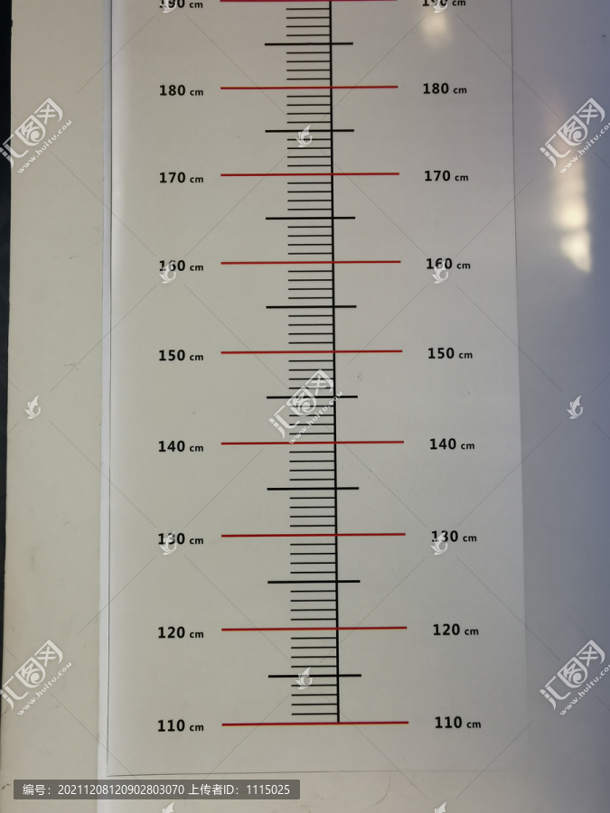 身高测量表