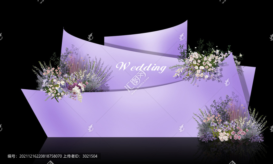 紫色婚礼粉紫色婚礼森系婚礼