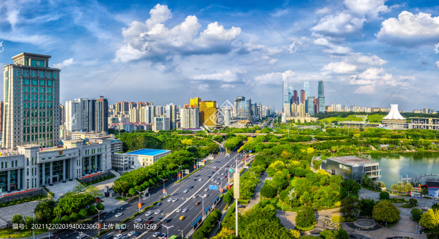 南宁广西省会南宁市南宁城市风光