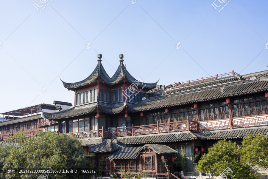 南京夫子庙仿古建筑群