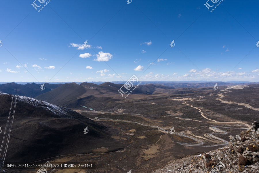 川西折多山的盘山公路