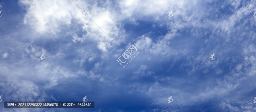 蓝天白云背景天空素材