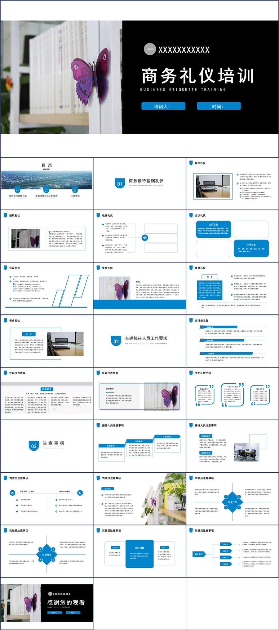 工程公司商务礼仪培训PPT