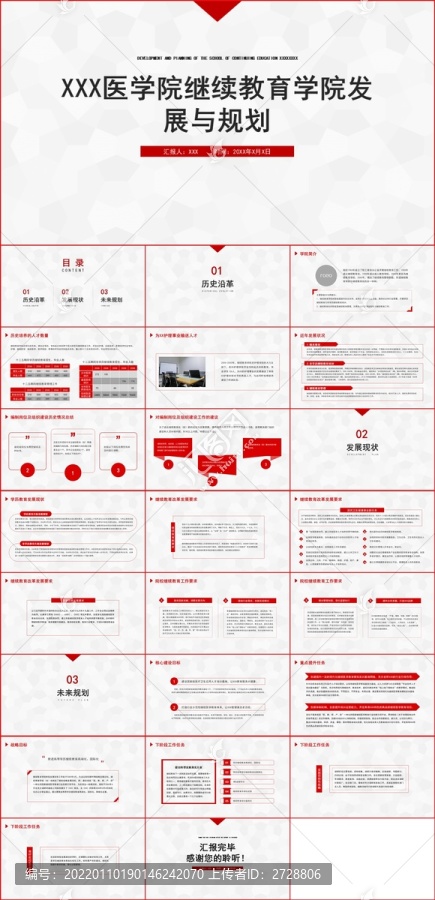 医学院继续教育发展规划PPT