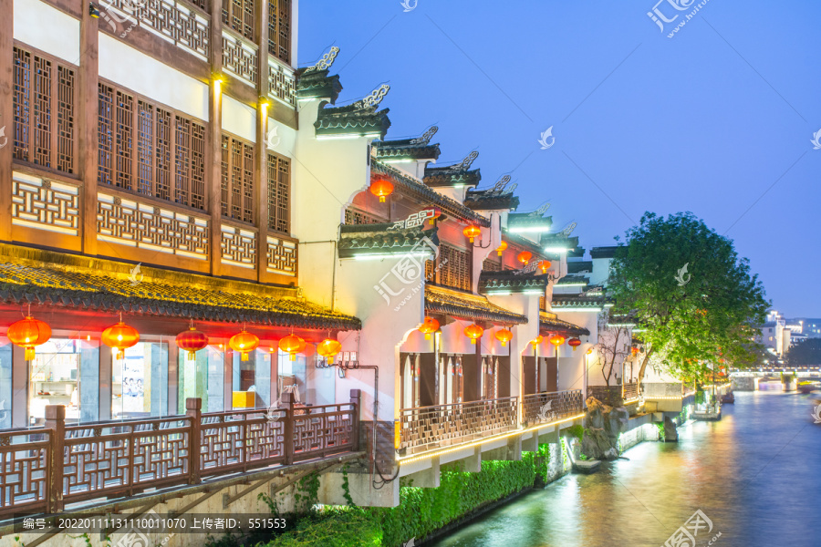 南京秦淮河夜景