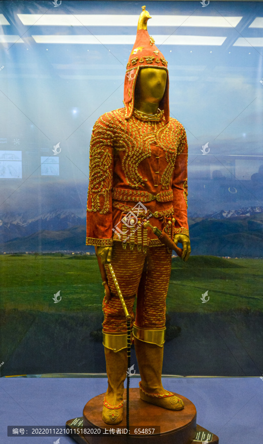 古代中亚黄金礼服
