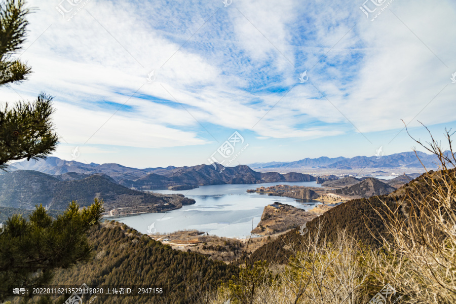 北京金海湖泃河冬季风光